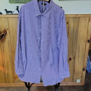 Men's Purple Checkered Shirt